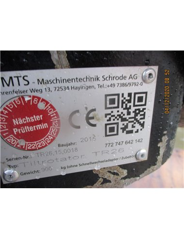 MTS-Tiltrotator TR26 OQ 70/55 SN TR26.15.0018