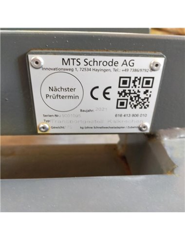 MTS Transportgestell für Kalkrechen SN 9001095