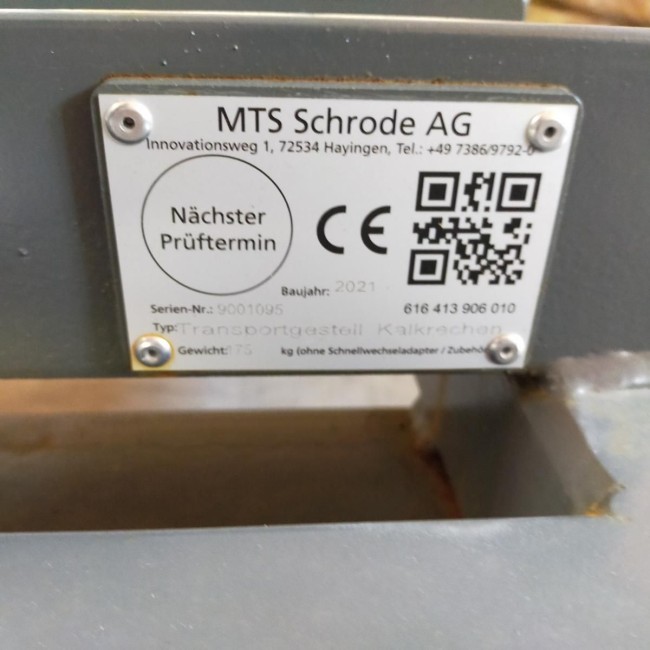 MTS Transportgestell für Kalkrechen SN 9001095