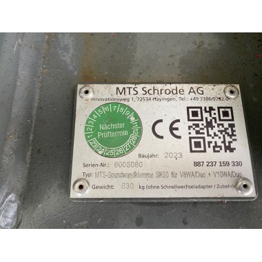 MTS-Spundwandklemme SK50 für V8WA/DUO + V10WA/DUO / SN 6005080