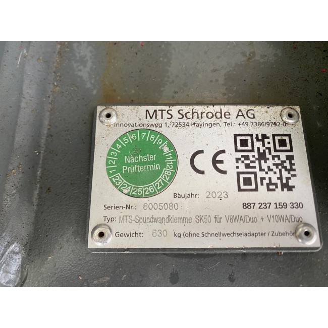 MTS-Spundwandklemme SK50 für V8WA/DUO + V10WA/DUO / SN 6005080