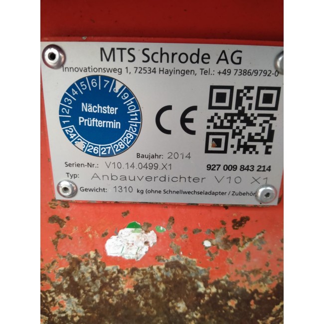 MTS-Anbauverdichter V10 X1 inklusive Lik. SW48 / SN: V10.14.0499.X1