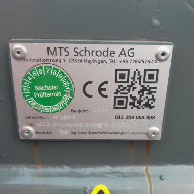 MTS-Rohrschiebeadapter OQ70/55 hydr. / SN4002279 inkl. Transportbox